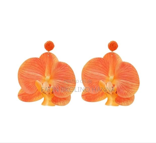 Pretty Earrings Petals Orange - thumbnail 2