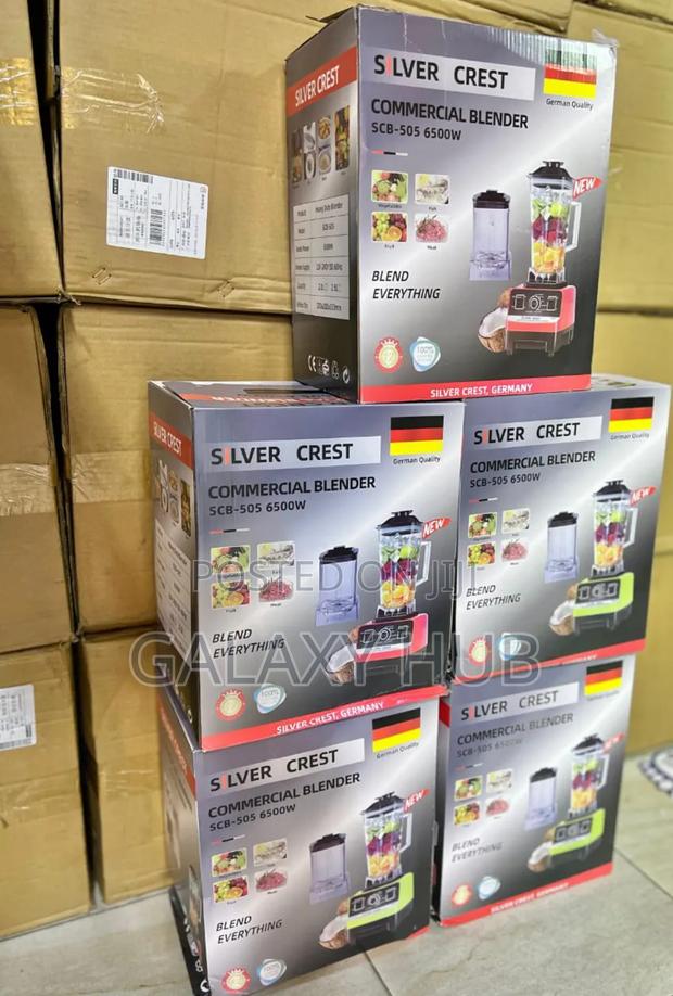 6500 Watts Silver Crest Commercial Blender