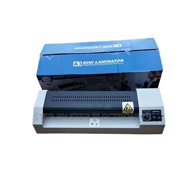 A3 A4 Laminating Machine Hot Cold Quick Warm Up Metallic Structure