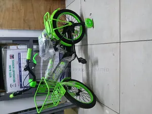 Premier BMX Kids Bicycle 16 – Green With Basket and Training Wheels