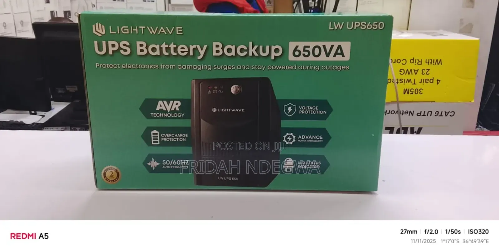 Lightwave Ups Battery Backup 650 Va