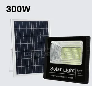300 Watts Solar Floodlight Dc Security 12hrs