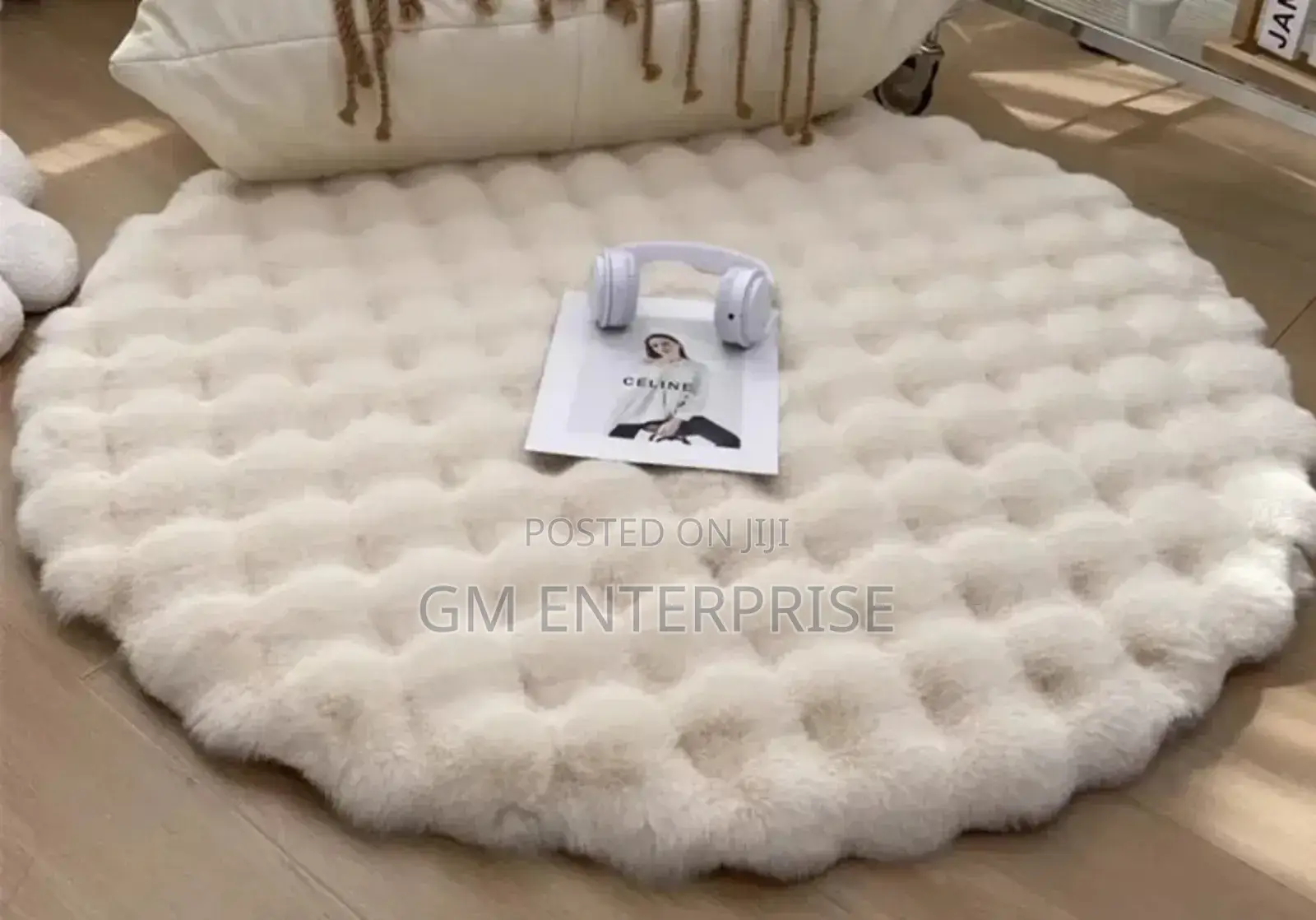 *Fluffy Round Plush Rugs