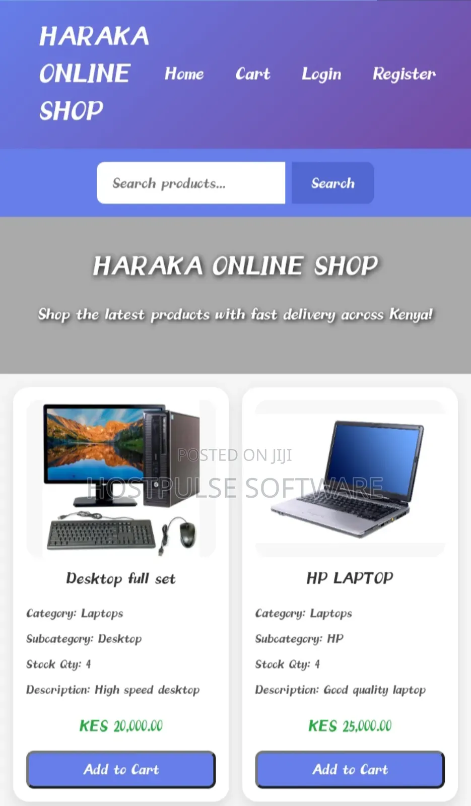 Eccomerce Website