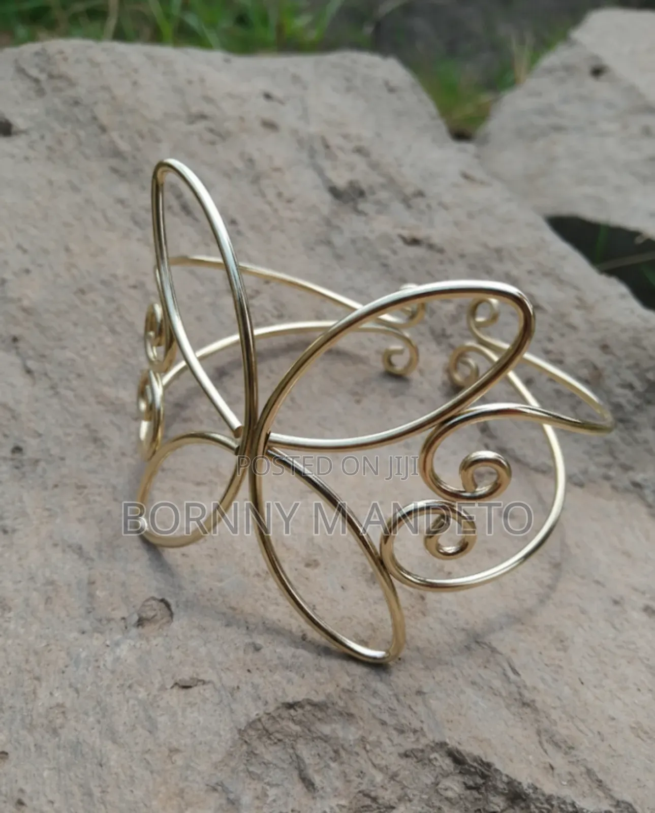 Handcrafted Pure Brass Armlets