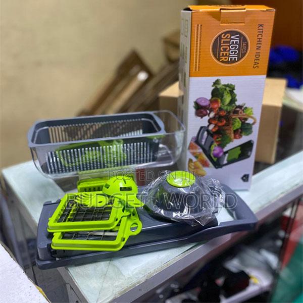 Anti-Rust Stainless Steel Quickchop 14-in-1 Vegetable Cutter