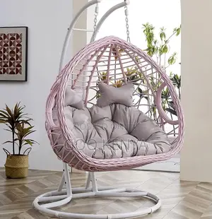 Home Chair; Double Hanging Bird’S Nest Chair for Courtyard and Garden