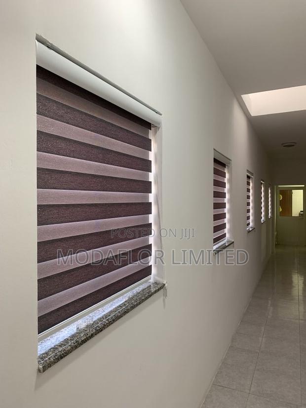 Transform Your Space Instantly- Zebra Roller Blinds - main view