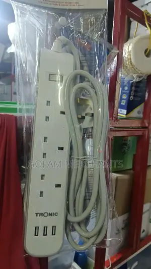 3way Tronic Extension Cable With 3usb Outlets