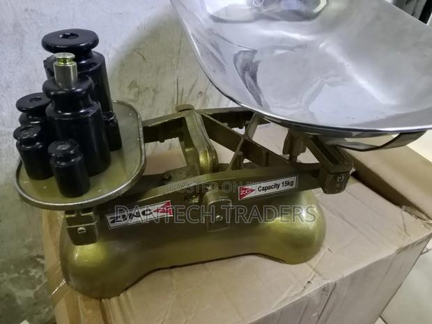 Zinc Manual Weighing Scale – 15kg Capacity - main view