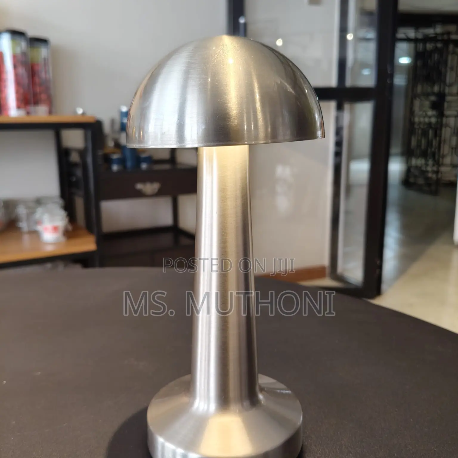 Rechargeable, Cordless Led Table Lamp With a Metal Body
