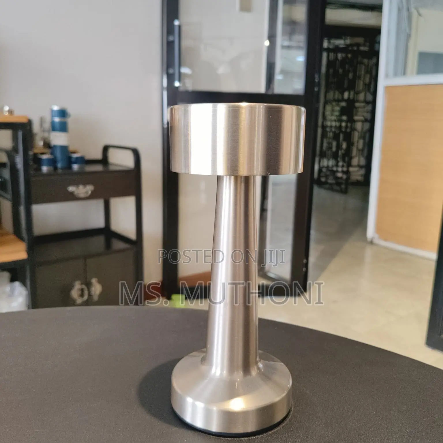 Rechargeable, Cordless Led Table Lamp With a Metal Body