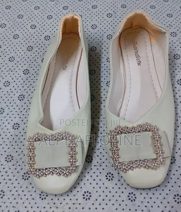 Beige Synthetic Leather Upper PVC Insole Shoes