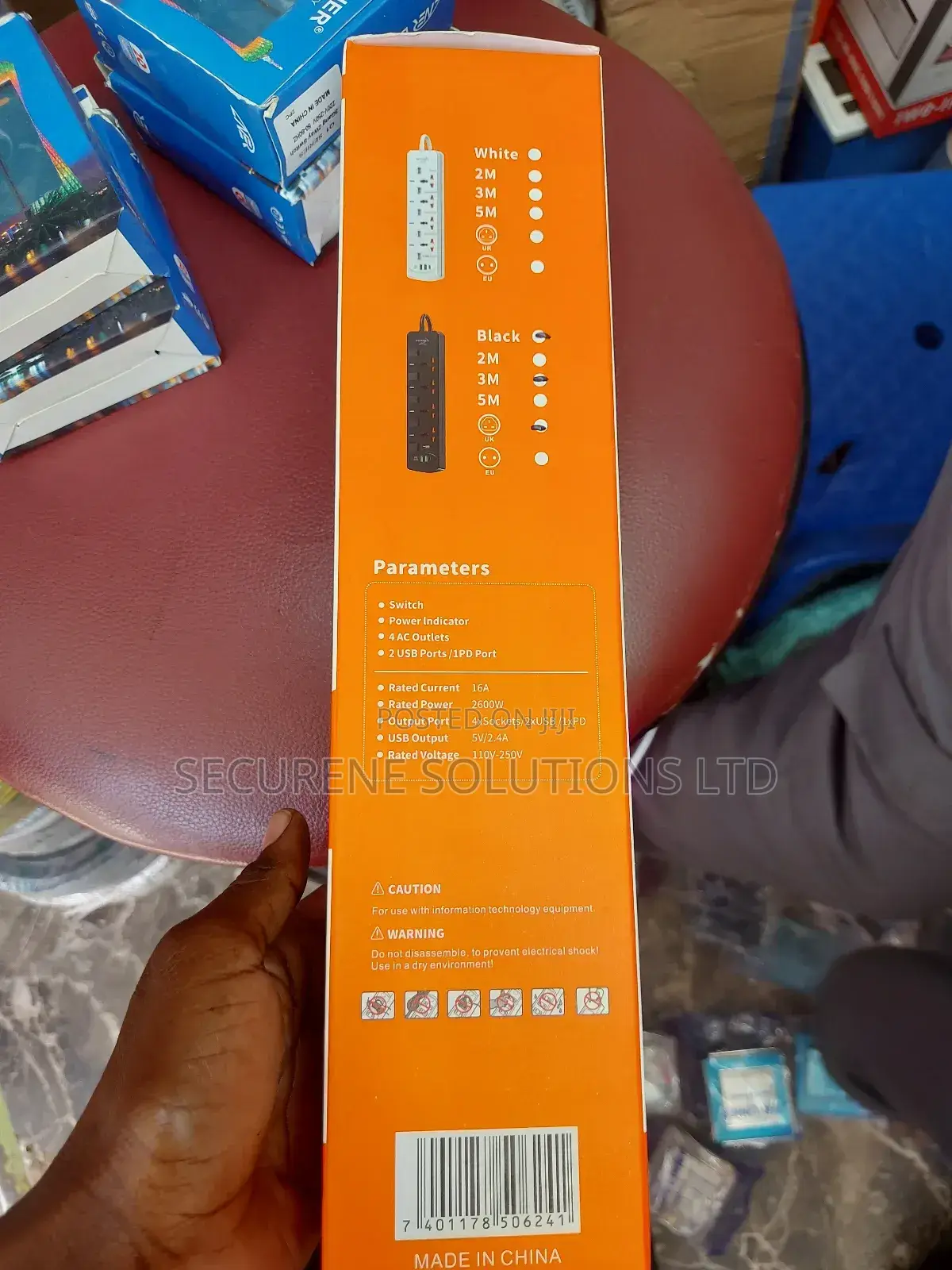 Astramax Power Strip Multi-Socket Extension Model Am-624u.