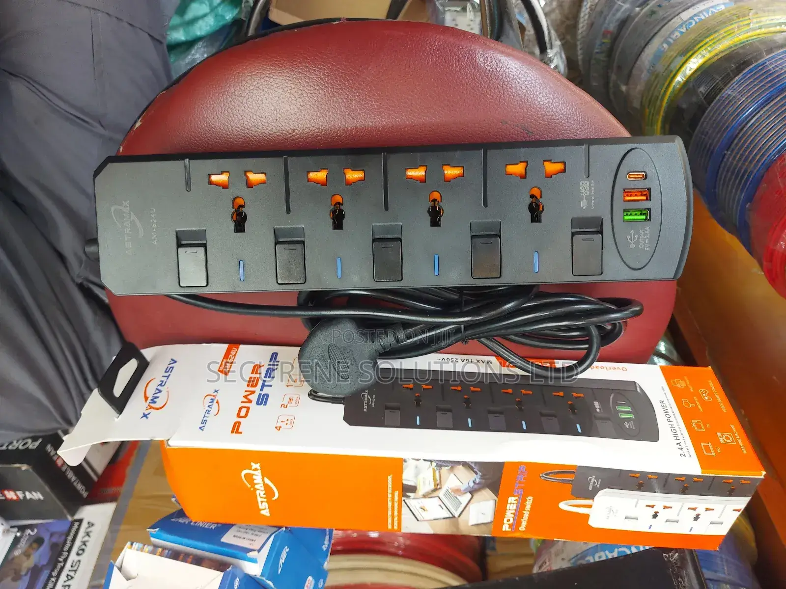 Astramax Power Strip Multi-Socket Extension Model Am-624u.
