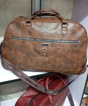 Leather Large Travel Duffle Bags - thumbnail 2