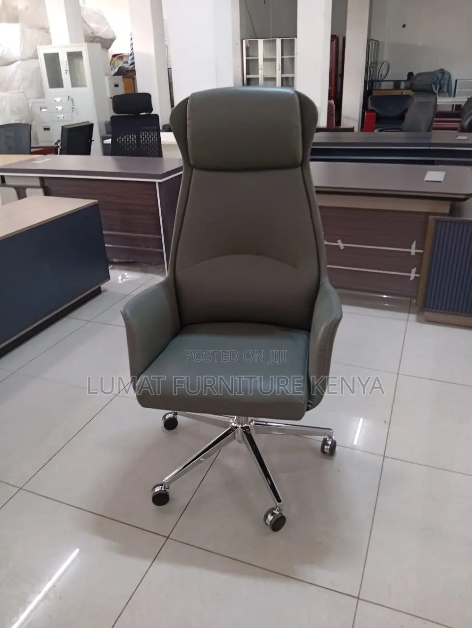 Comfortable High-Back Work Chair