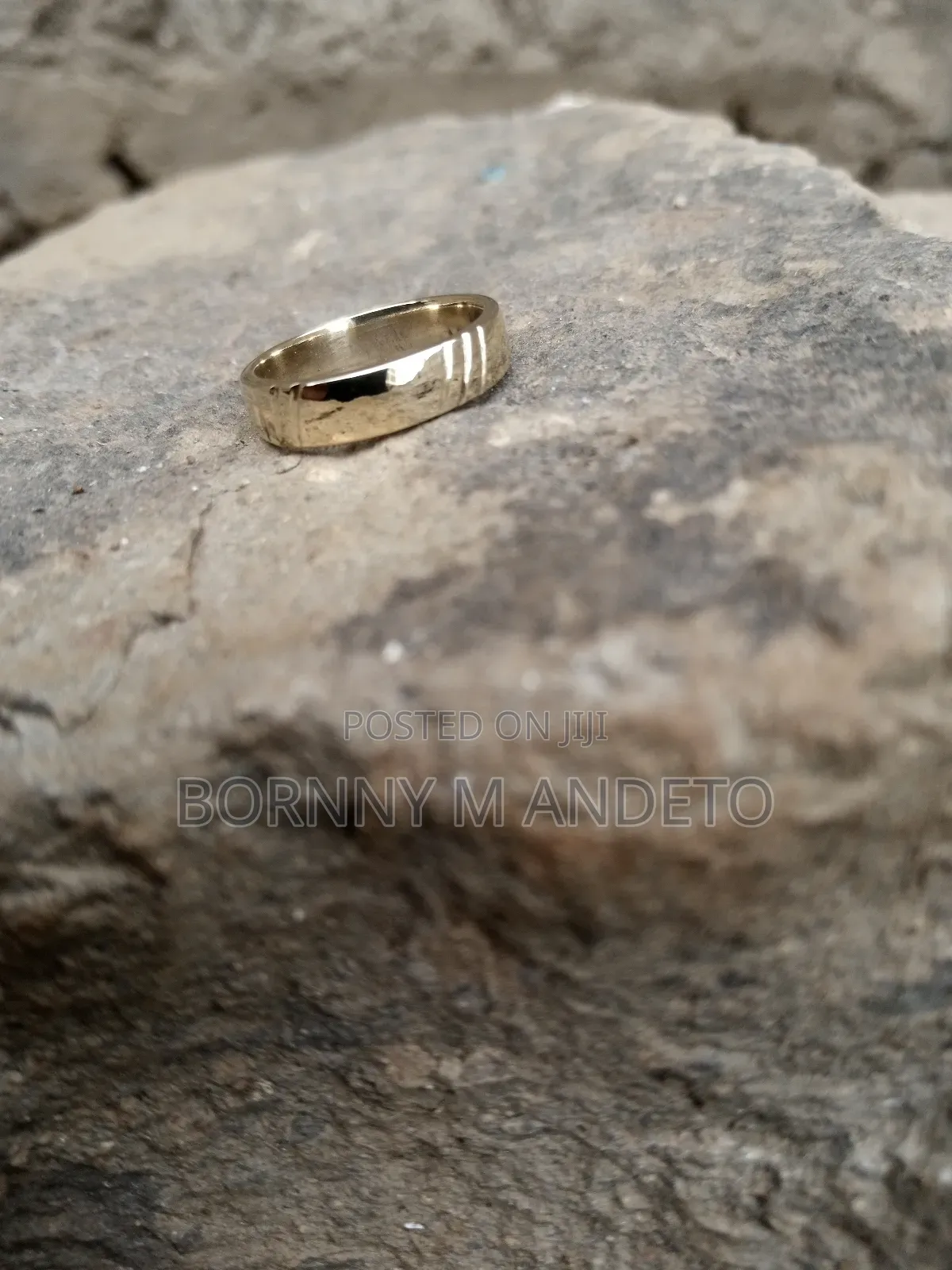 Personalized Pure Brass Wedding Rings