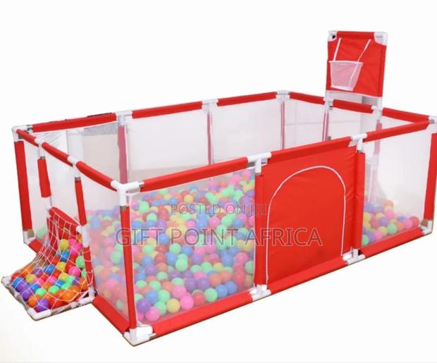 Strong And Durable Playpen  With 30 Balls For Kids - thumbnail 4