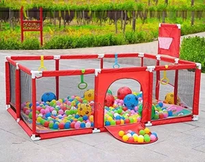 Strong And Durable Playpen  With 30 Balls For Kids