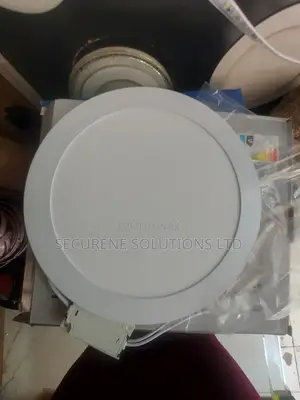 Round White Led Panel Light With an Led Driver 18w.