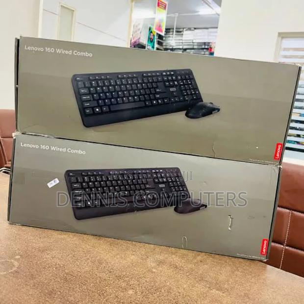 Lenovo 160 Wired Keyboard Mouse Combo