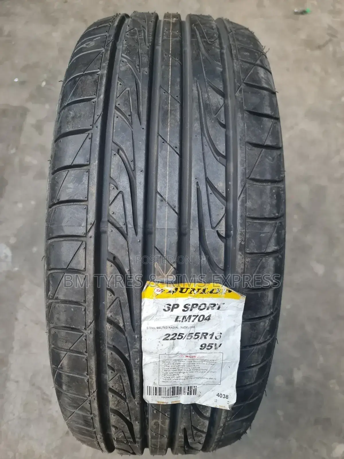 225 /55 R16 Dunlop Tyres (Sp Sport)