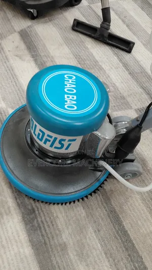 Heavy Duty Carpet Scrubbing Machine With Brush and Pad Holder.