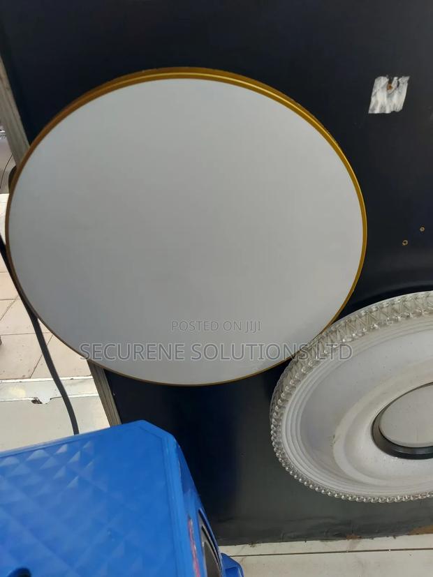 Round Led Ceiling Light Gold and White - thumbnail 2