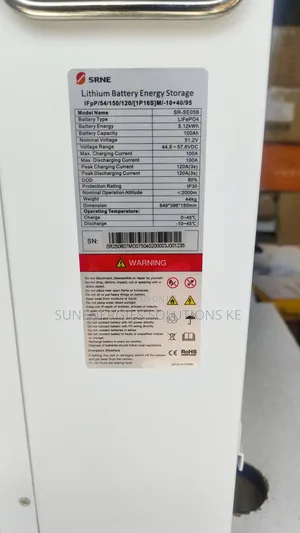 5.12kwh 51.2v Srne Lithium Battery