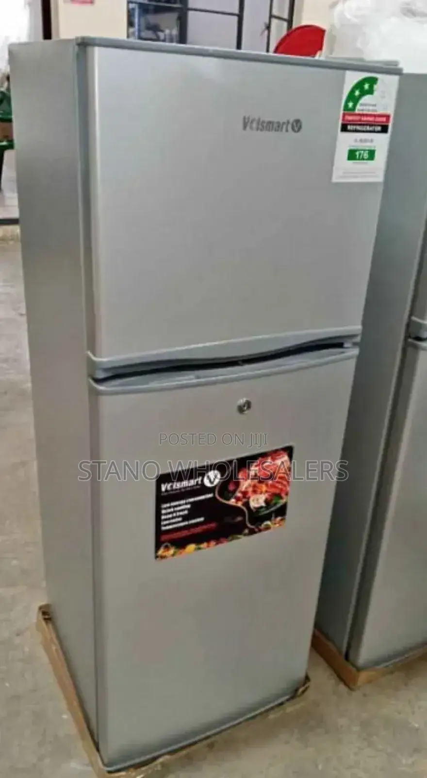 138ltrs Volsmart Double Door Refrigerator