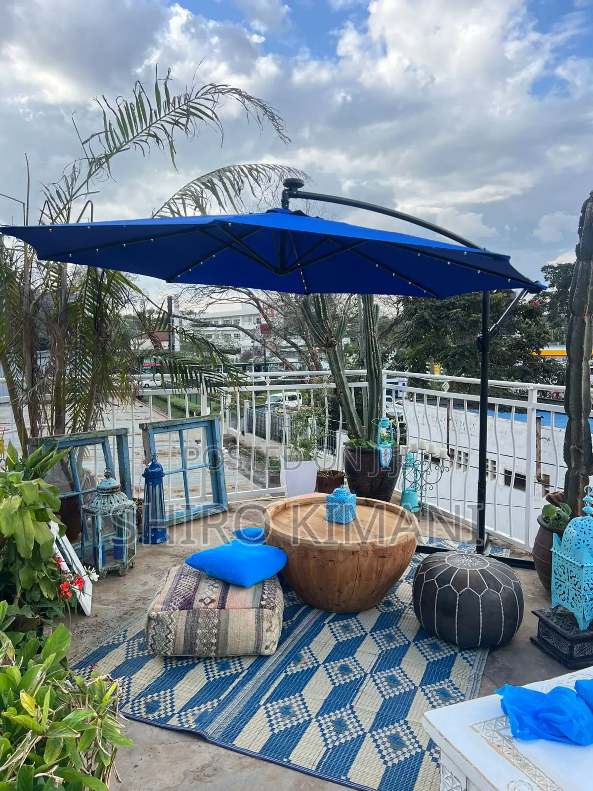 Best Quality Umbrella Blue Parasol