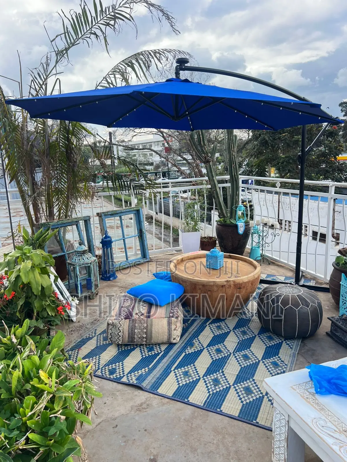 Best Quality Umbrella Blue Parasol