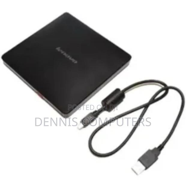 Lenovo Slim DVD Burner Db65 - Black - thumbnail 2