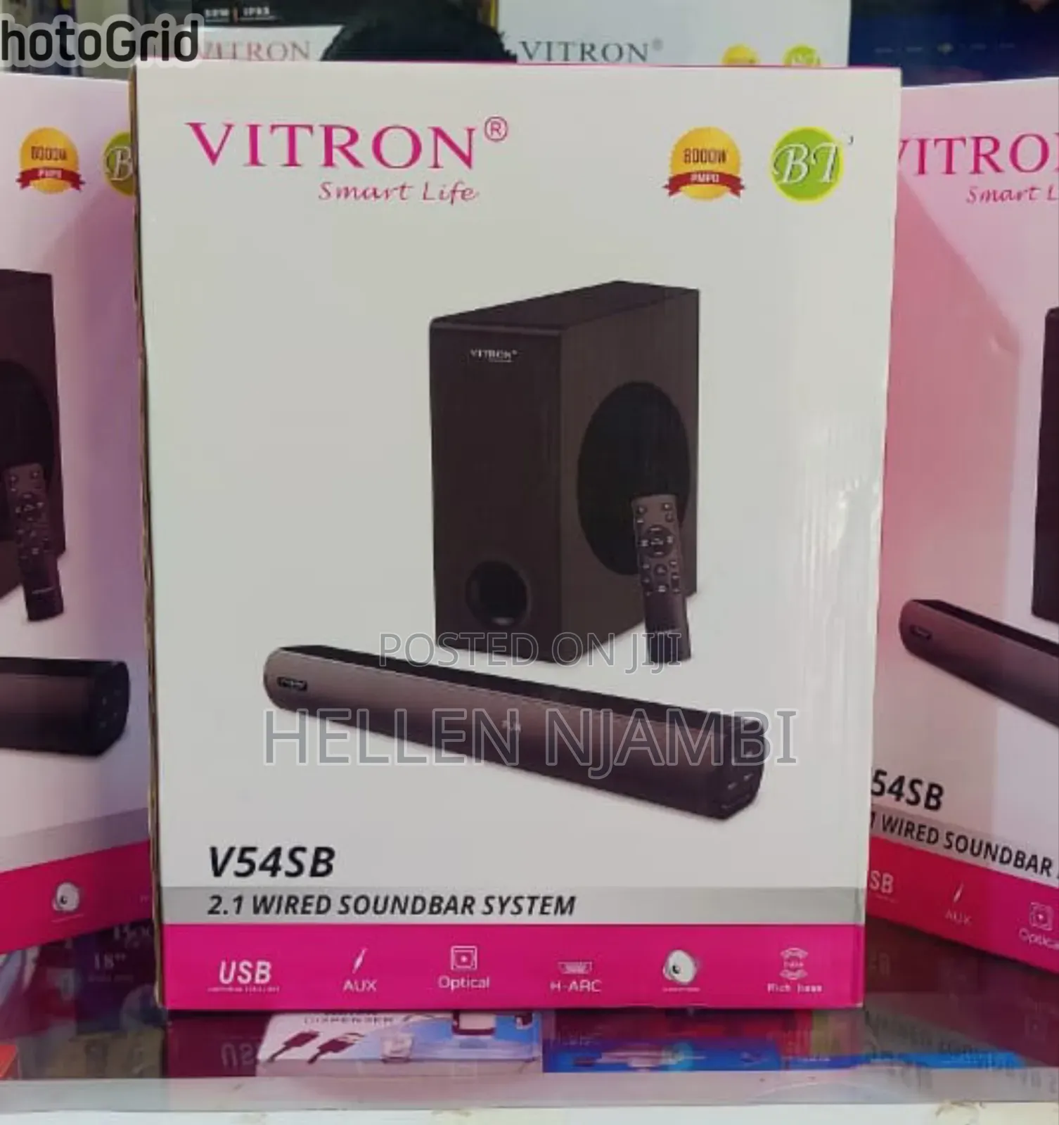 Vitron V54sb 2.1ch Wired Soundbar System