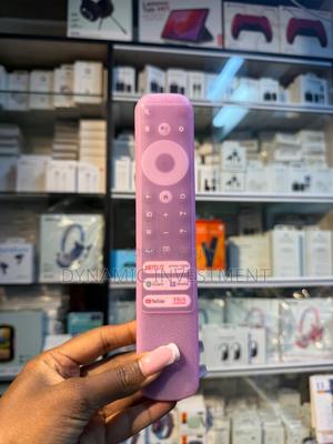 TCL Smart/Android Remote Control and Clear Pink Remote Case - main view