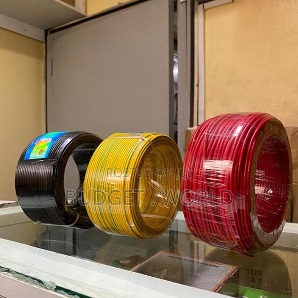 Insulated PVC 6.0mm Single Core Cable Cover Electrical Wire