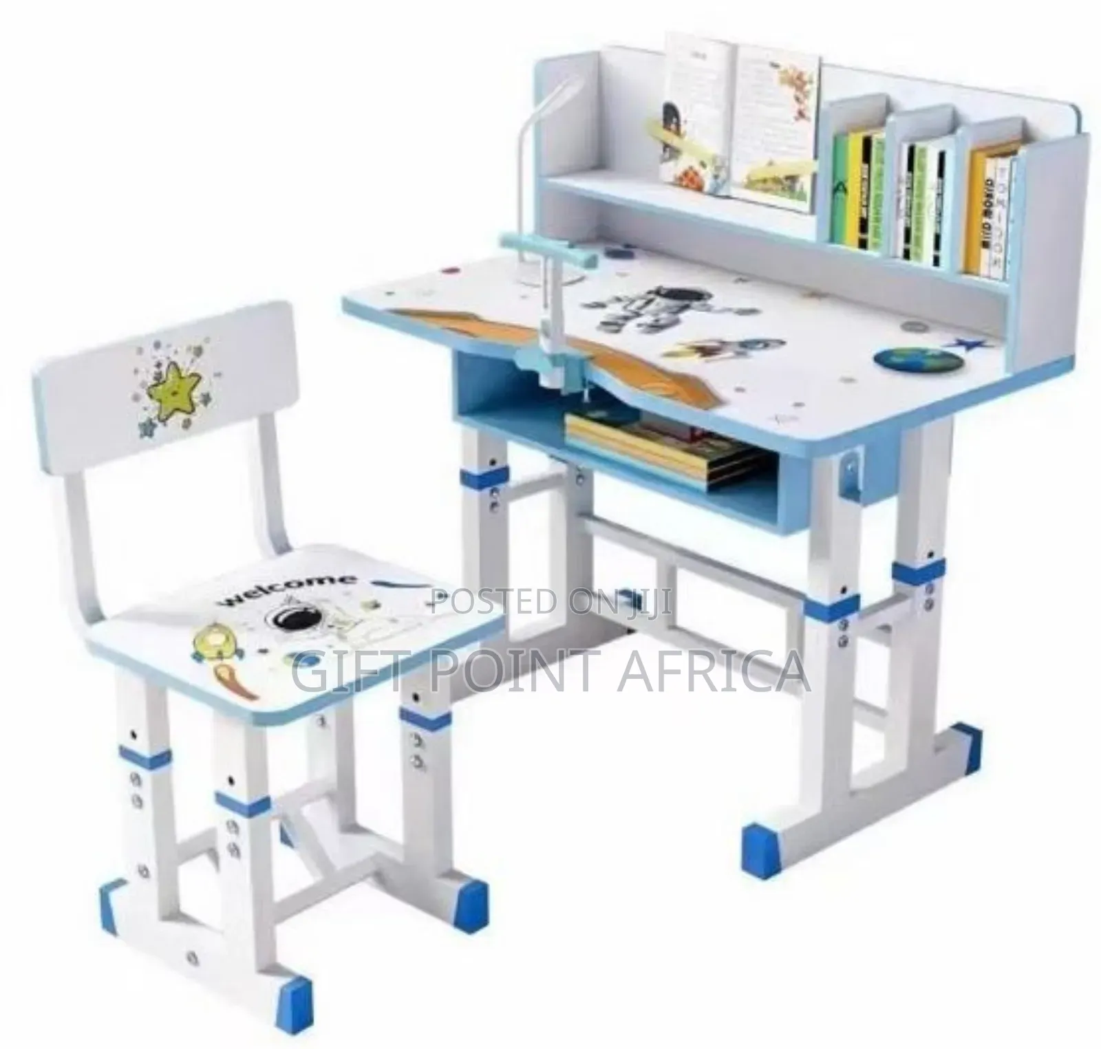 Elegant Adjustable Study Table With Chair For Kids