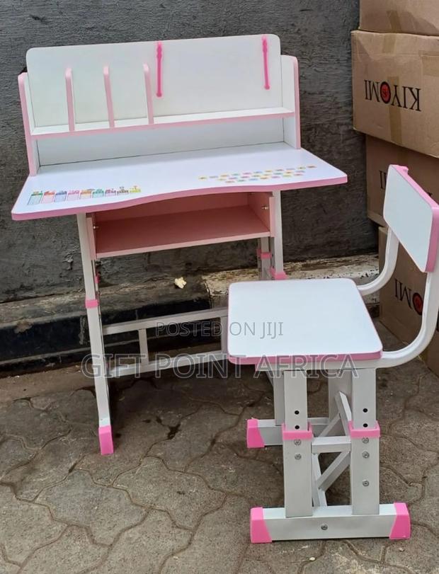 Elegant Adjustable Study Table With Chair For Kids - thumbnail 2