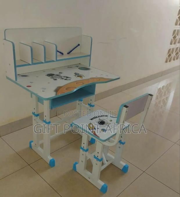 Elegant Adjustable Study Table With Chair For Kids - thumbnail 3