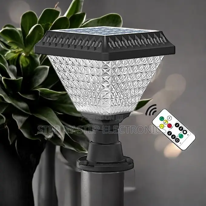 Dusk to Dawn Solar Gate Light RGB Led Auto Sensor Outdoor Decor