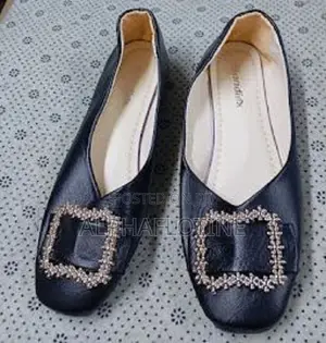 Black Synthetic Sandiex Ladies Shoes