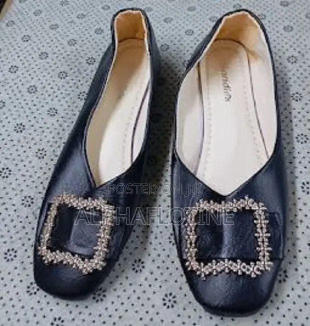Black Synthetic Sandiex Ladies Shoes