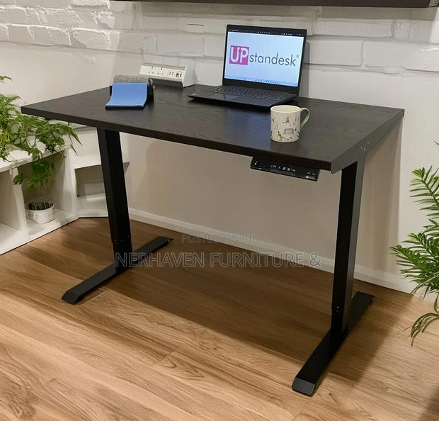Wooden Top Electric Desk-- Upgrade