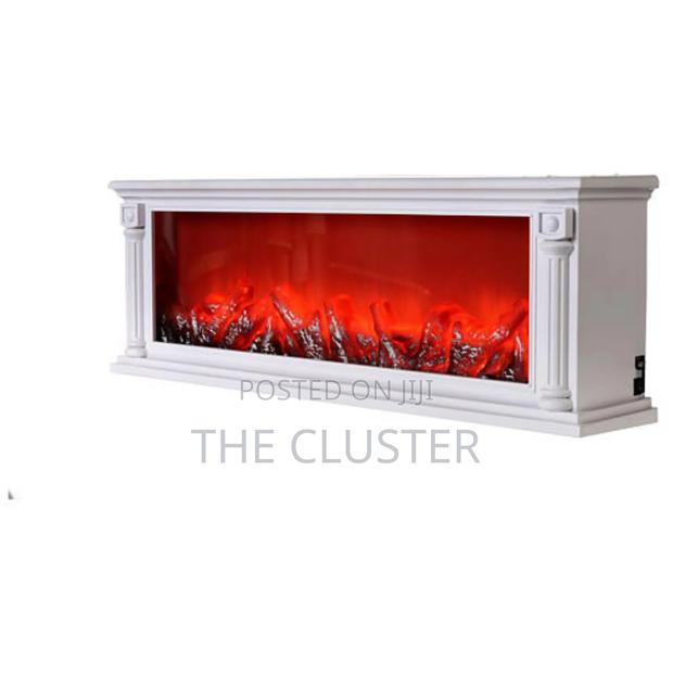 100cm Decorative Led Fireplace – Modern Wall Mounted Flame Effect - thumbnail 2