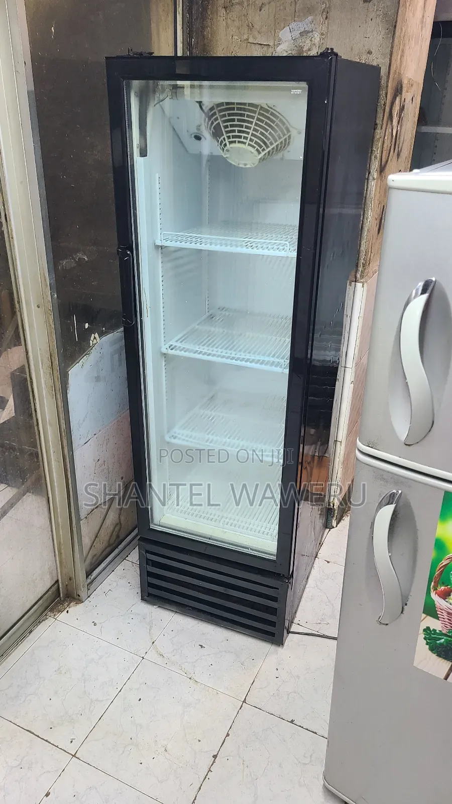 Black 300litres Display Chiller / Refrigerator