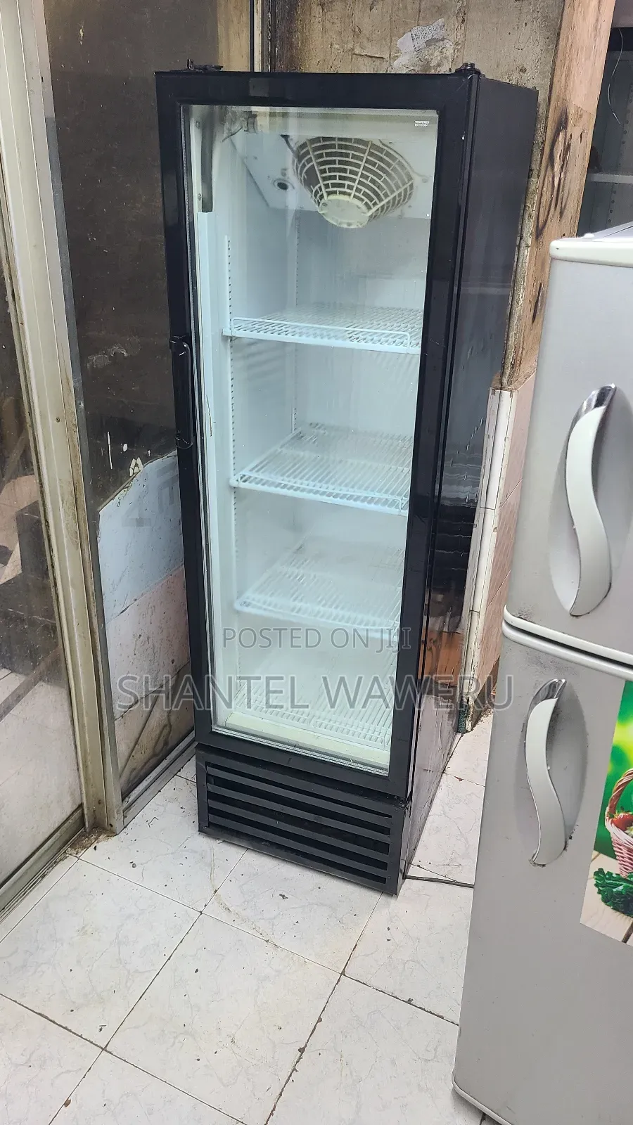 Black 300litres Display Chiller / Refrigerator