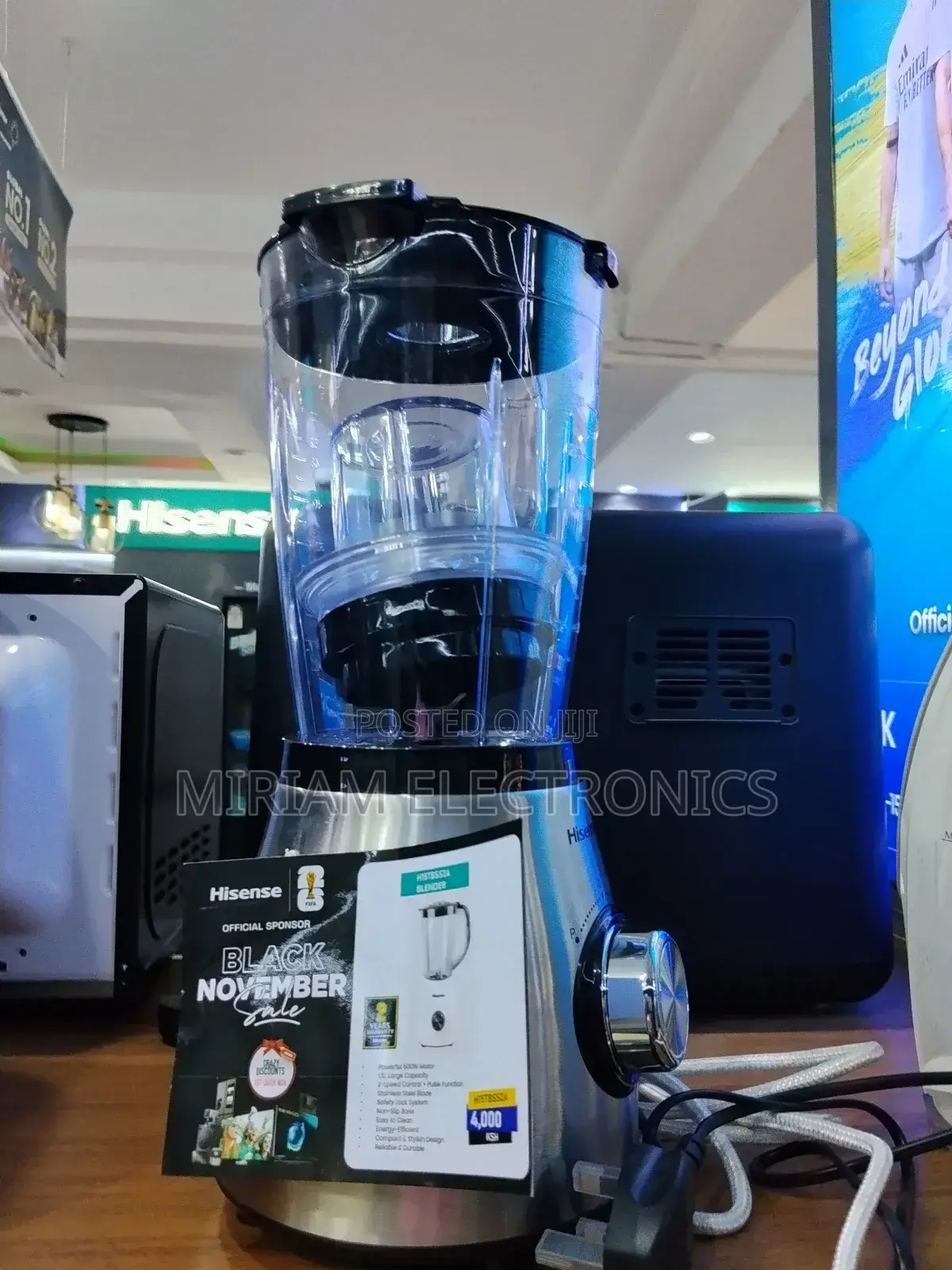 Hisense 1.5 Litres Blender With Grinder