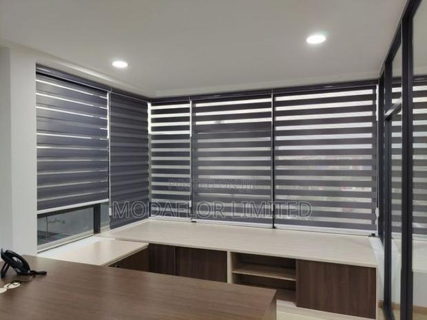 Sleek. Minimal. Modern Zebra Roller Blinds - main view