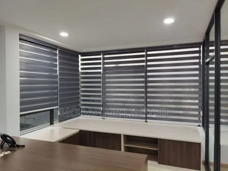 Sleek. Minimal. Modern Zebra Roller Blinds